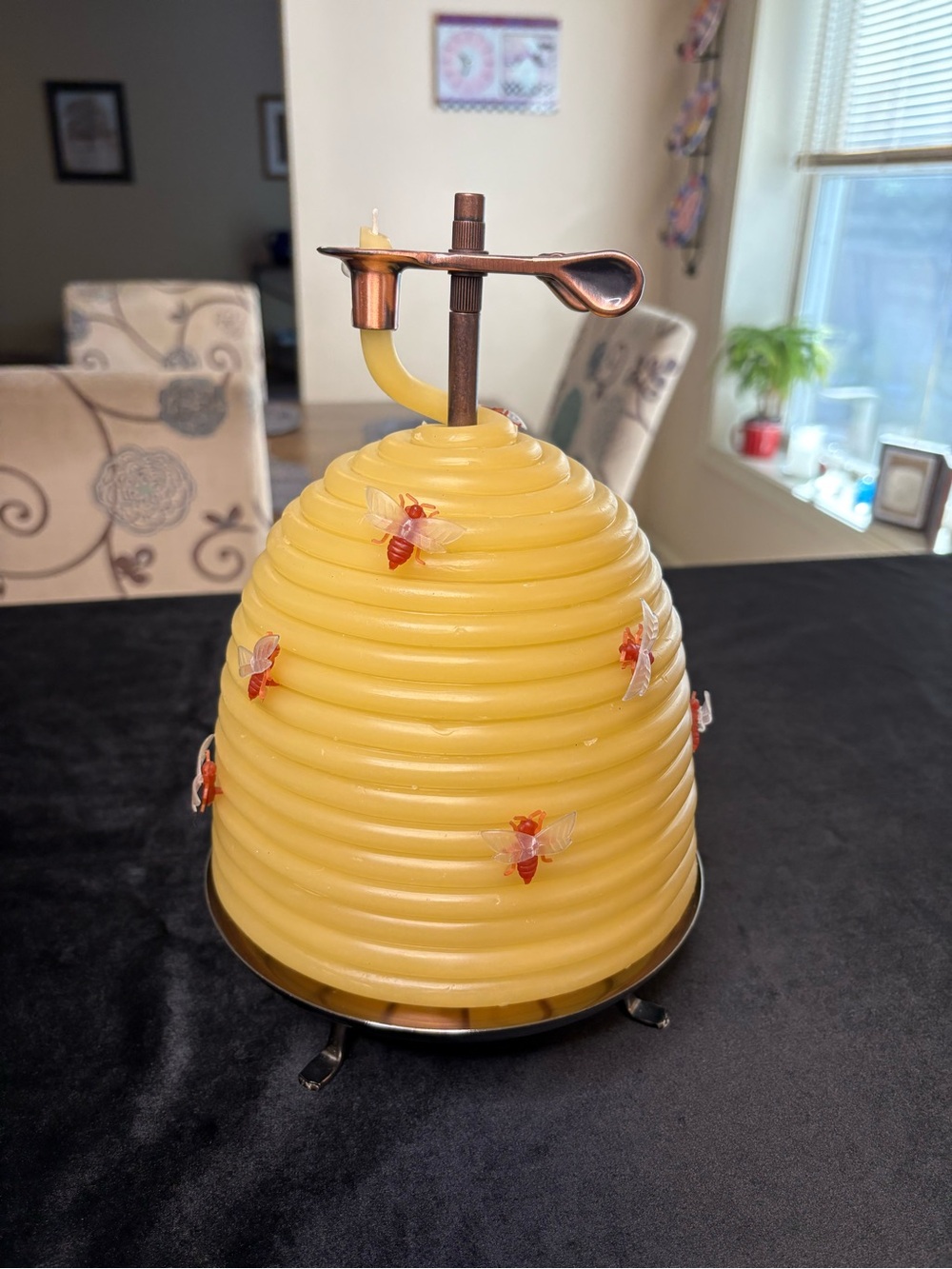 Candle By The Hour Natural Bees Wax 120 hr Coil Candle